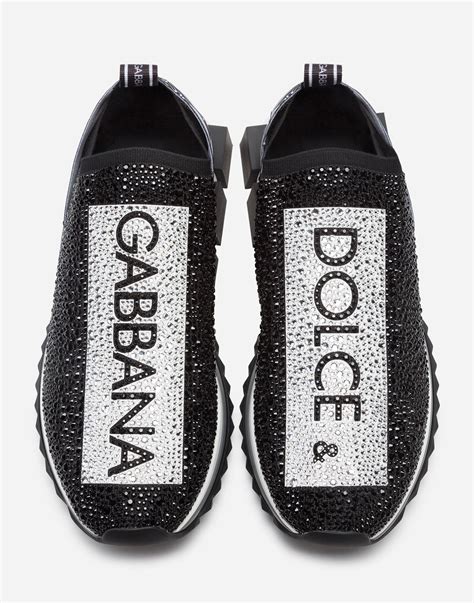 dolce gabbana tenis brillos|dolce gabbana sorrento sneakers.